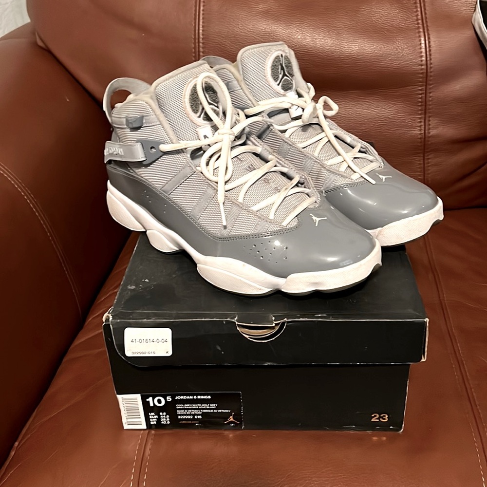 Cool grey Jordan 6 rings